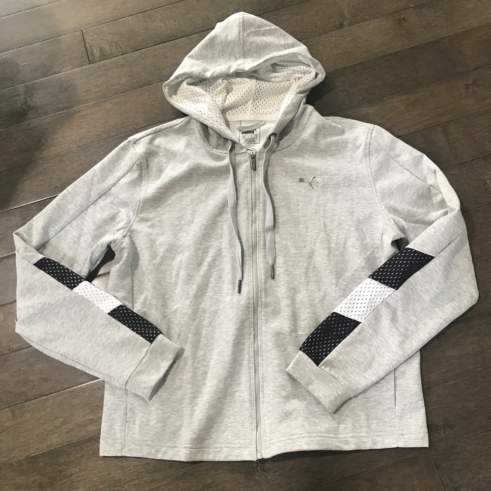 Puma hoodie with mesh inserts